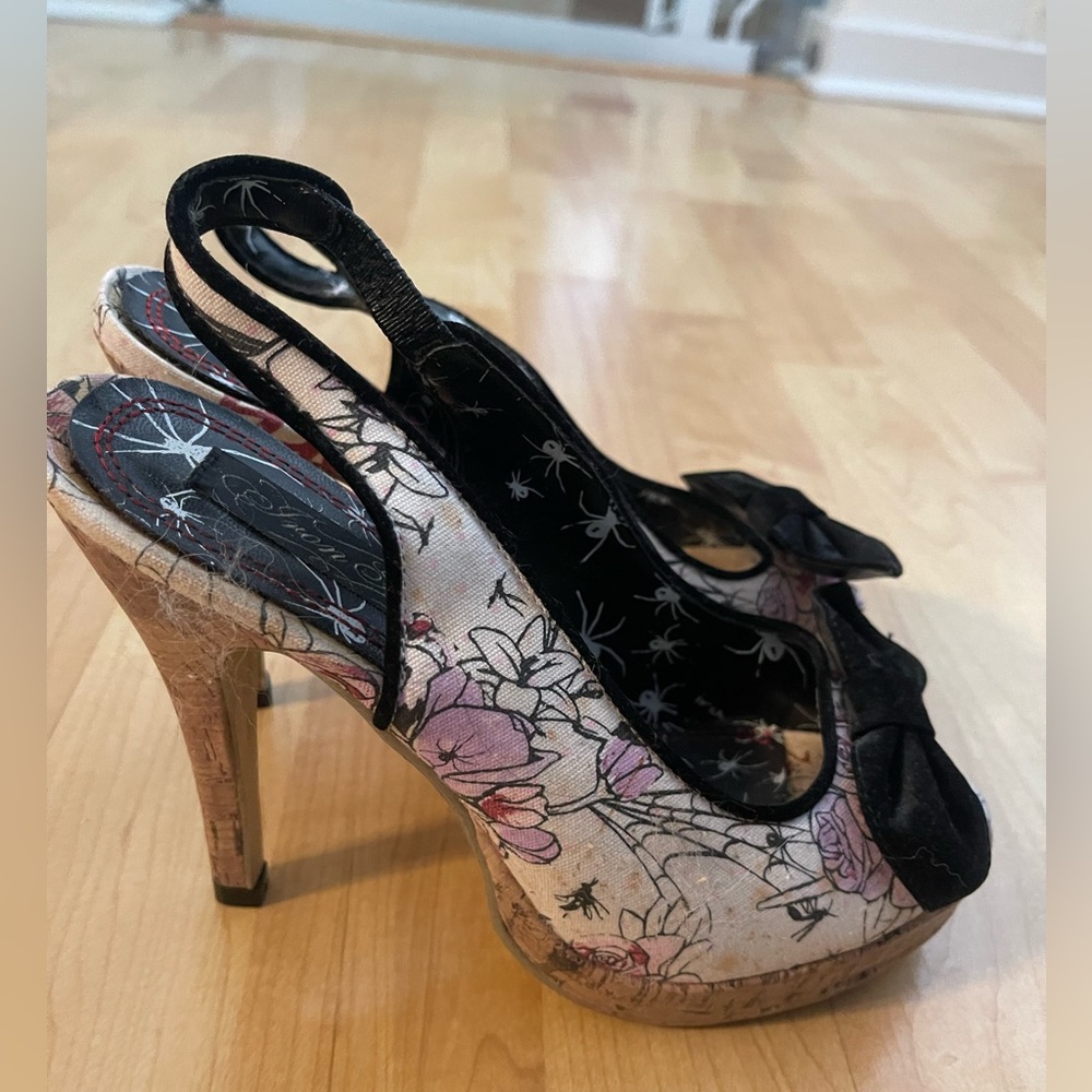 Iron Fist Floral Heels